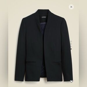 J Crew Black Blazer Modern Suit Jacket